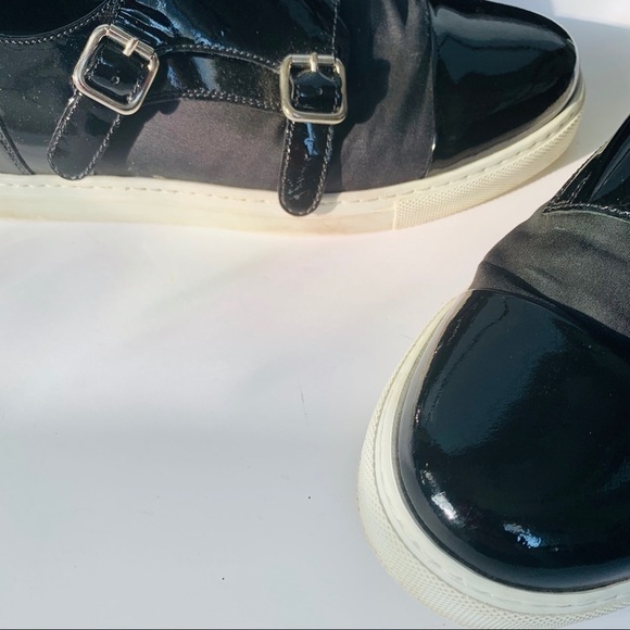 Dsquared2 Patent Leather Monk Strap Sneakers - Picture 6 of 7